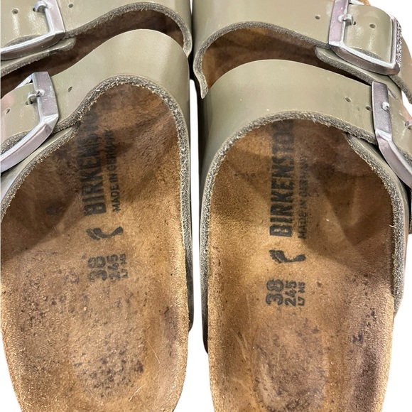 BIRKENSTOCK Sage Green Arizona Sandals - Picture 4 of 7